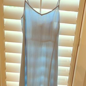 Chambray tank dress